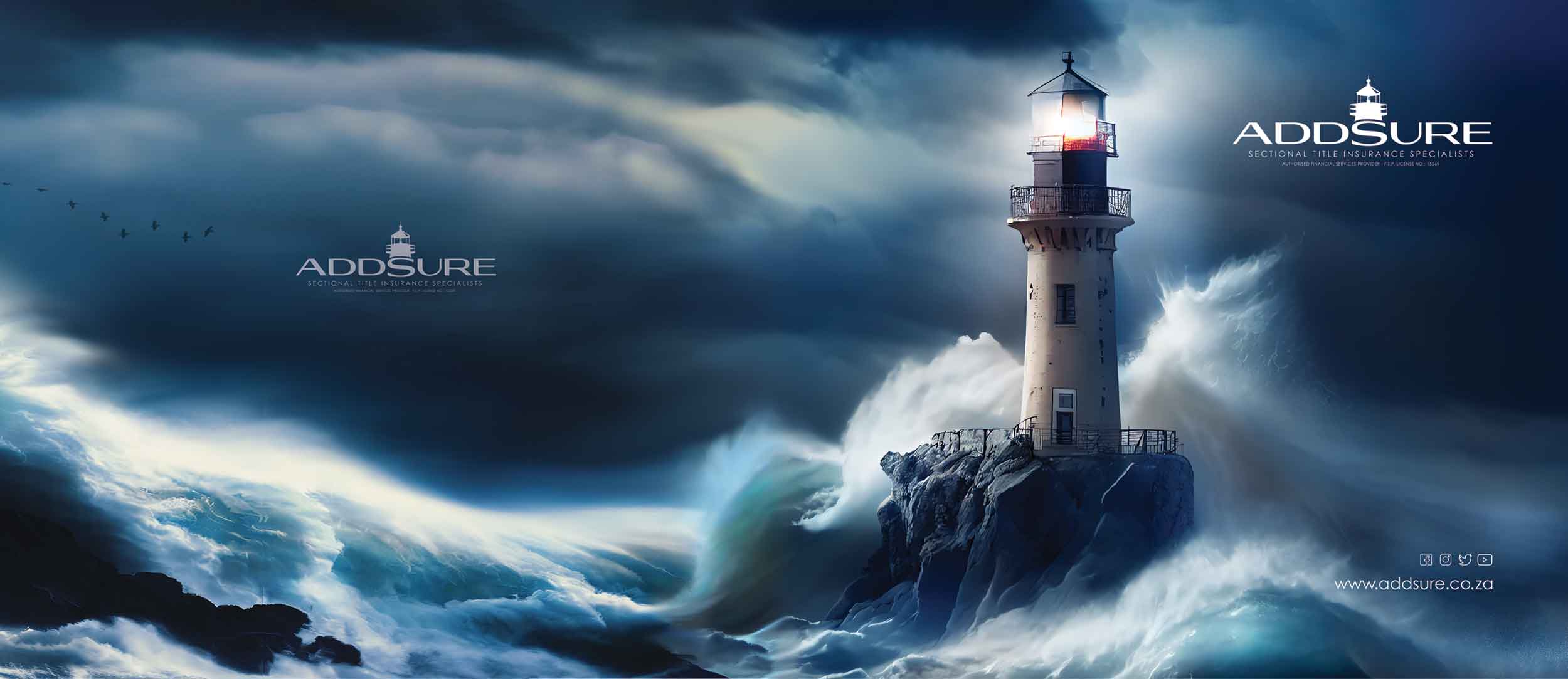 Addsure Lighthouse Illustration for Banner