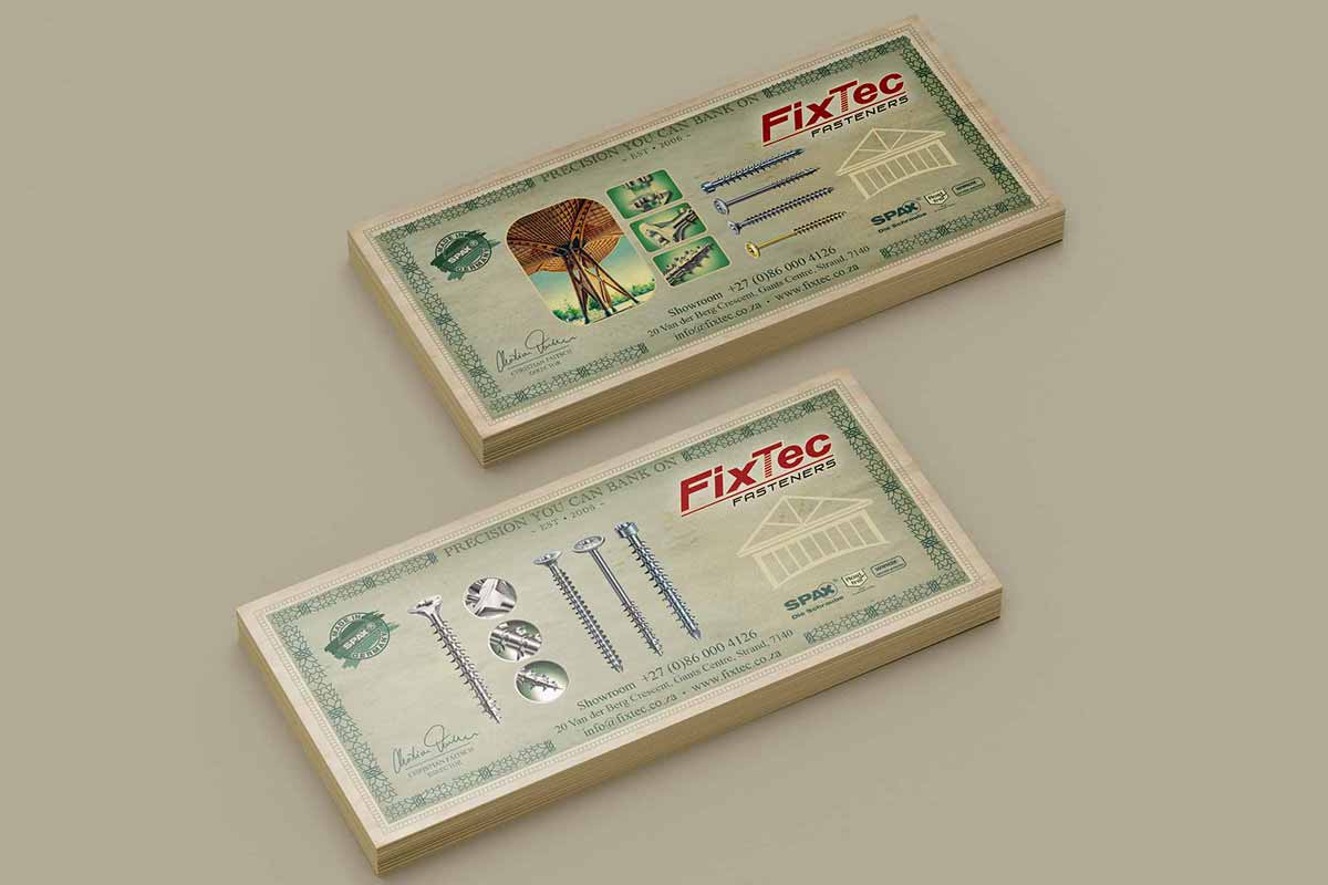 Fixtec Money Note Business Card 4