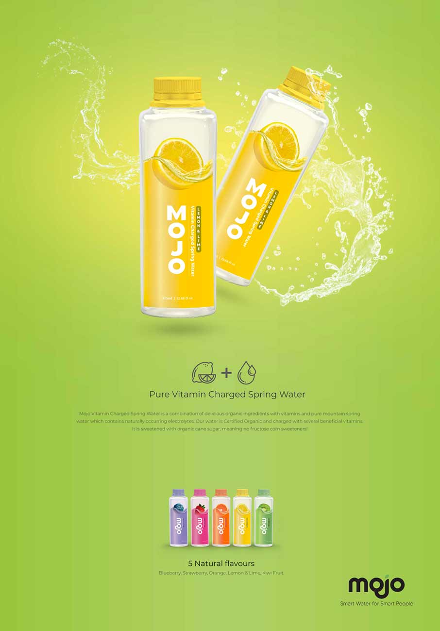 Mojo Lemon and Lime Advert inspiration