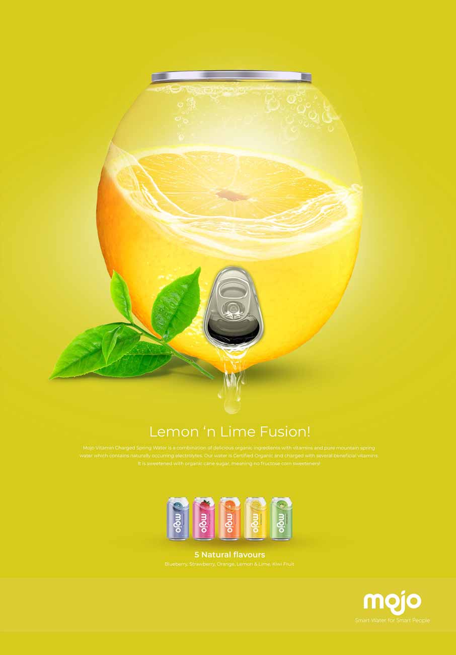 Mojo Lemone and Lime Fusion COncept Advert