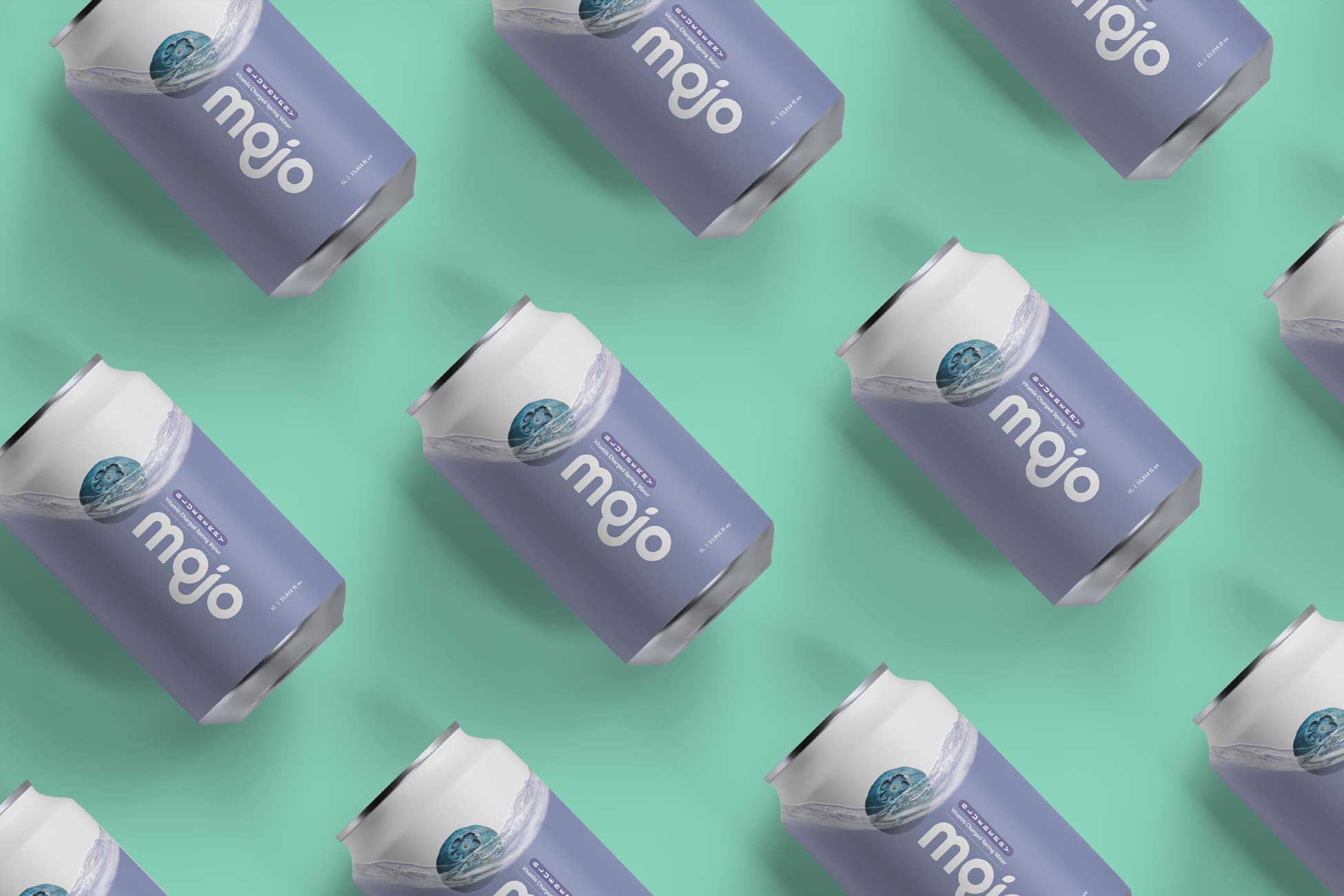 Mojo Multiple Beverage Cans mockup