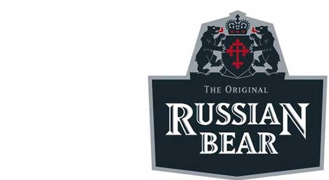 Russian Bear Logo Hello Design